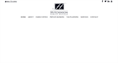 Desktop Screenshot of hutchinsonfamilyoffice.com