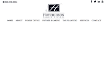 Tablet Screenshot of hutchinsonfamilyoffice.com